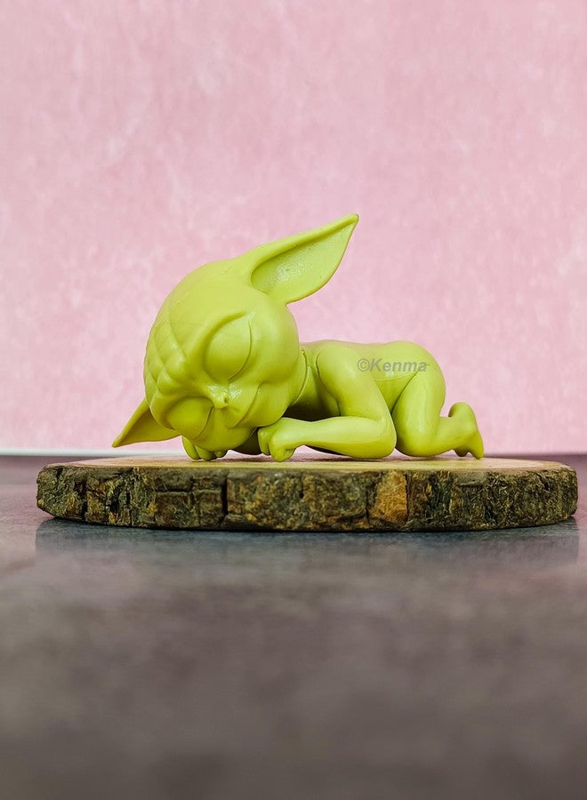KENMA Star Wars Yoda Baby The Child Sleeping Position PVC 9CM Action Figure Toy Standee for Collection - Image 5